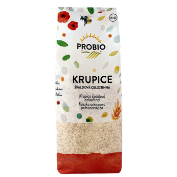 BIO krupice špaldová celozrnná 400 g Probio